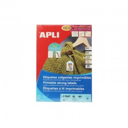 Apli Етикети за цени, 36 x 53 mm, с перфорация и връзка, 50 листа - Хартия и документи