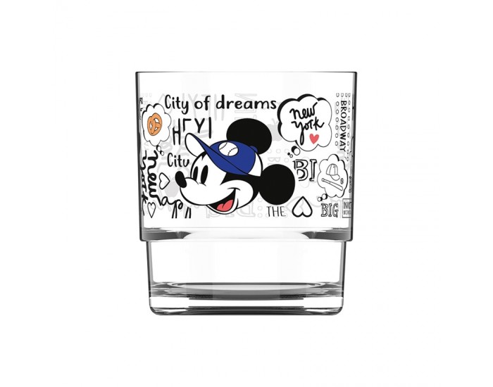Disney Бутилка за пътуване, в комплект с 2 стъклени чаши, синя