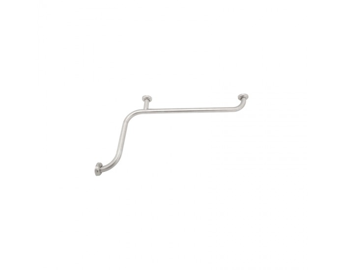 Dayco Ръкохватка, ъглова, 35 х 10 х 75 cm, инокс Dayco Ръкохватка, ъглова, 35 х 10 х 75 cm, инокс