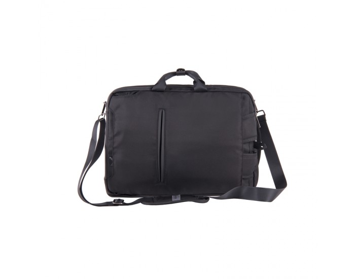 Pulse Раница-чанта за лаптоп Neptun, 2 в 1, черна