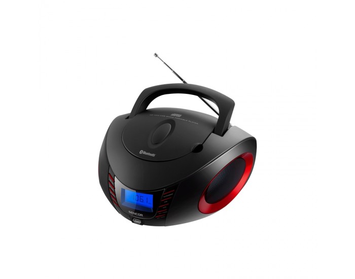 Sencor CD плейър SPT 3600 BR, с Bluetooth, mp3, USB, FM, черен