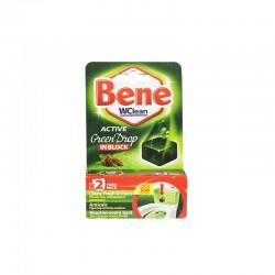 Bene Ароматизатор за тоалетна, за зелена вода, таблетка, 50 g, 2 броя - Bene