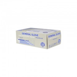 General Glove Ръкавици, латексови, XS, с пудра, 100 броя - Gold Group Barona