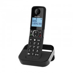 Alcatel DECT телефон F860, безжичен, черен - Офис