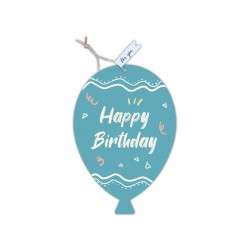 Gespaensterwald Картичка-таг Happy Birthday, балон - Gespaensterwald