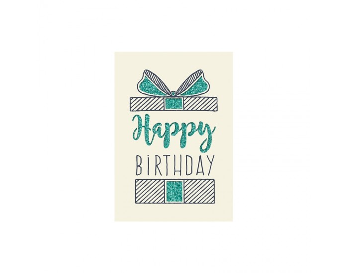 Gespaensterwald Картичка Paper Deluxe Happy Birthday, подарък