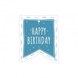 Gespaensterwald Етикет за подарък Happy Birthday, син - Хартия и документи