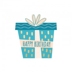 Gespaensterwald Етикет за подарък Happy Birthday - Хартия и документи