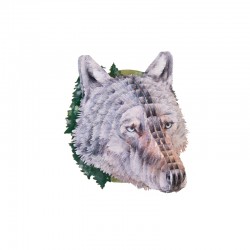 Gespaensterwald 3D глава на вълк - Изкуство и забавление