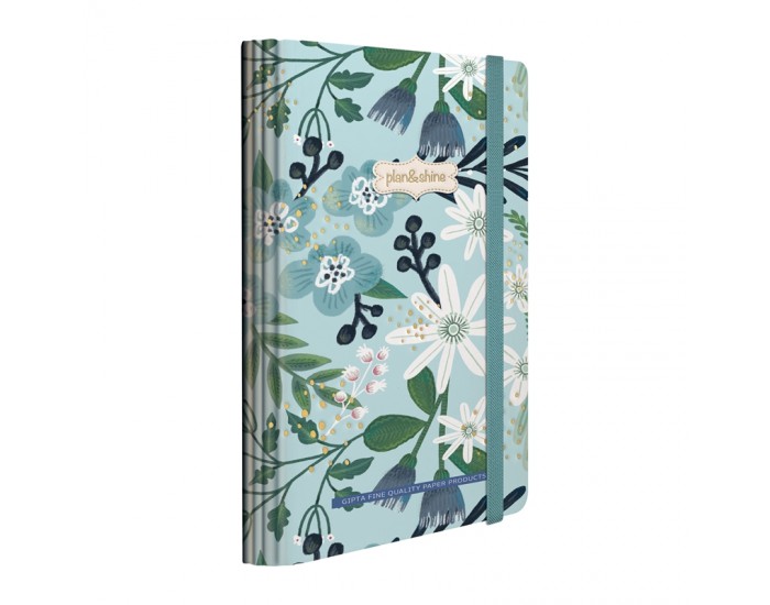 Gipta Планер Plan&Shine, A5, твърда корица, със скрита спирала, с ластик, 120 листа Gipta Планер Plan&Shine, A5, твърда корица, със скрита спирала, с ластик, 120 листа