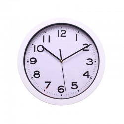 Splendid Стенен часовник Bazo, диаметър 30.5 cm, бял - Декорации