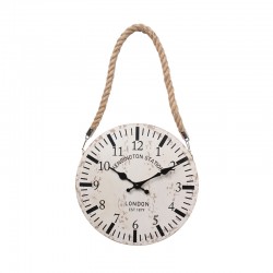 Splendid Стенен часовник Kensington, диаметър 30 cm, бежов - Декорации