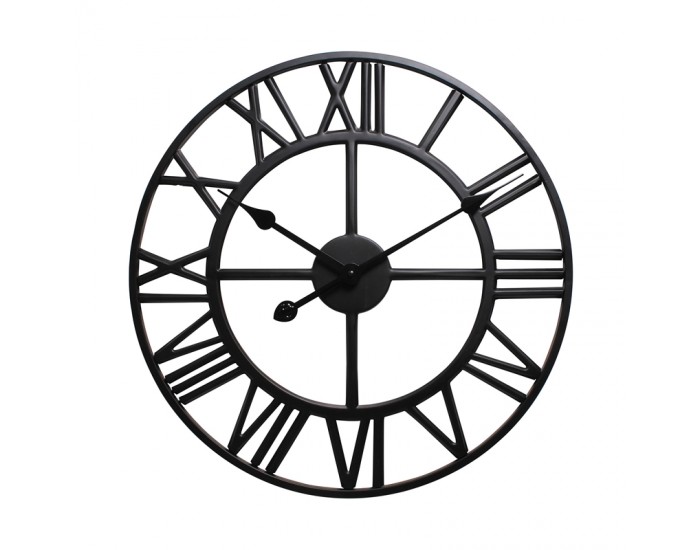 Splendid Стенен часовник Solar 2, диаметър 60 cm, черен