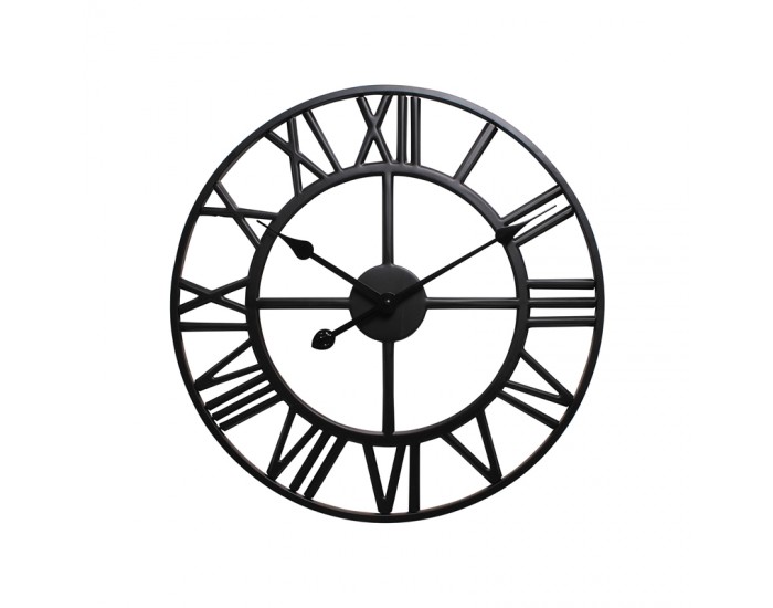 Splendid Стенен часовник Solar, диаметър 40 cm, черен