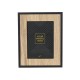 Splendid Рамка за снимка Davos, MDF, 21 х 26 cm, черна с дървени елементи
