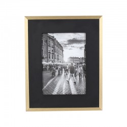 Splendid Рамка за снимка Turin, MDF, 21 х 26 cm, черно-златиста - Декорации