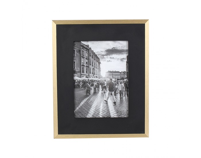 Splendid Рамка за снимка Turin, MDF, 21 х 26 cm, черно-златиста