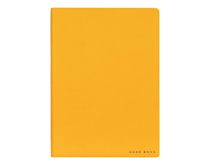Hugo Boss Тефтер Essential Storyline, на редове, A5, жълт
