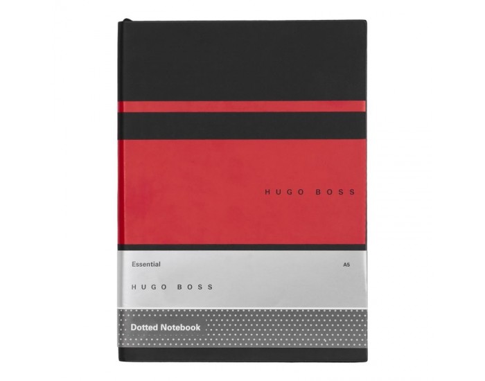 Hugo Boss Тефтер Essential Gear Matrix, на точки A5, червен Hugo Boss Тефтер Essential Gear Matrix, на точки A5, червен