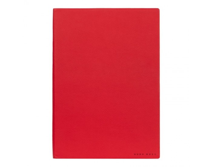 Hugo Boss Тефтер Essential Storyline, на редове, B5, червен