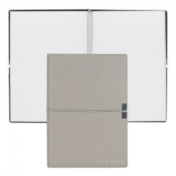 Hugo Boss Тефтер Elegance Storyline, бели листове, A6, сив - Пишещи средства