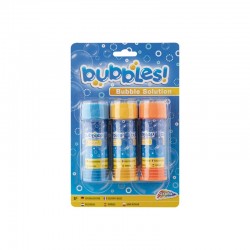 Grafix Пълнител за балончета Bubble, 60 ml, 3 броя - Изкуство и забавление