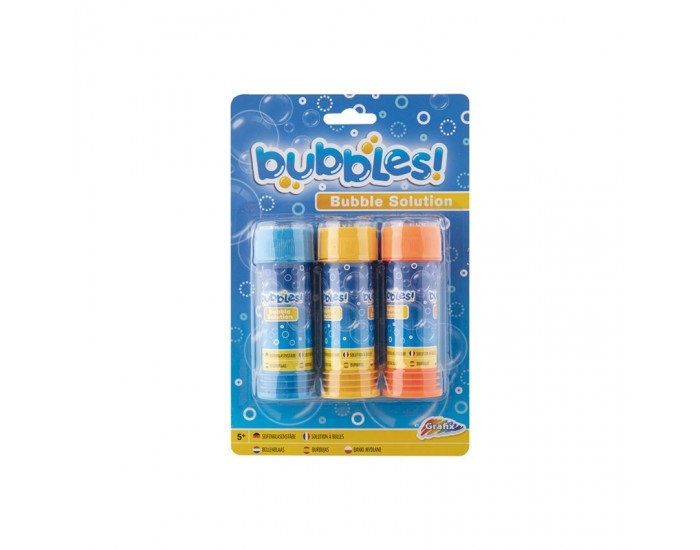 Grafix Пълнител за балончета Bubble, 60 ml, 3 броя