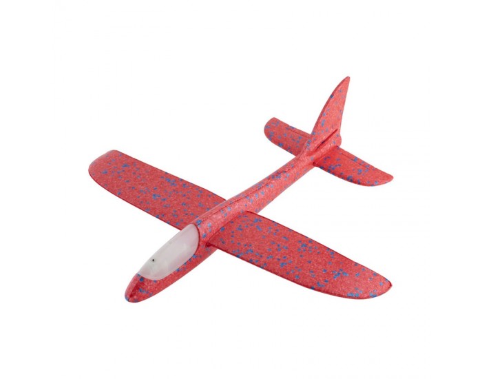 Grafix Самолет от пяна, със светлина, цвят асорти, 10 броя