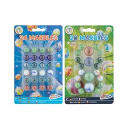 Grafix Топчета за игра, 2 вида - с 24 и с 20 топчета, 12 броя - Изкуство и забавление