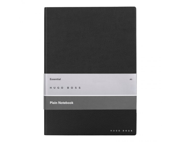 Hugo Boss Тефтер Essential Storyline, бели листове, A5, черен Hugo Boss Тефтер Essential Storyline, бели листове, A5, черен