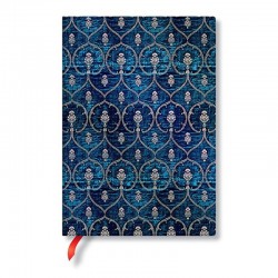 Paperblanks Тефтер Blue Velvet, Midi, мека корица, 88 листа - Канцеларски материали
