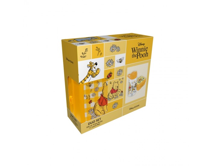 Disney Комплект, бутилка 500 ml и кутия за обяд Winnie the Pooh