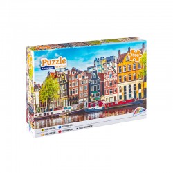 Grafix Пъзел Амстердам, 50 х 70 cm, 1000 части - Шатри и забавления