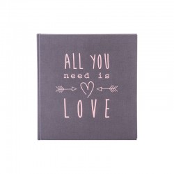 Goldbuch Албум All you need is love, 30 х 31 cm, сив - Сувенири, Подаръци, Свещи