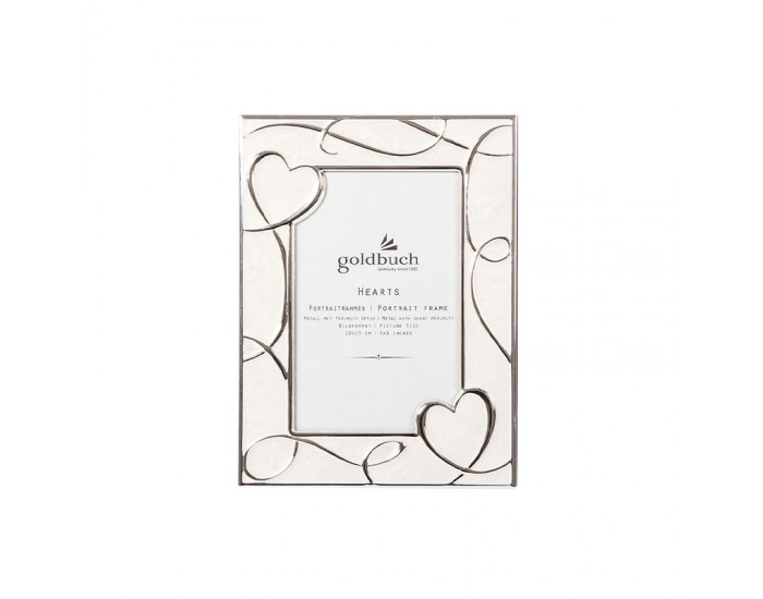 Goldbuch Рамка за снимка Hearts, метална, 10 х 15 cm