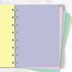 Filofax Пълнител за тефтер Pastel, A5, цветен - Хартия и документи