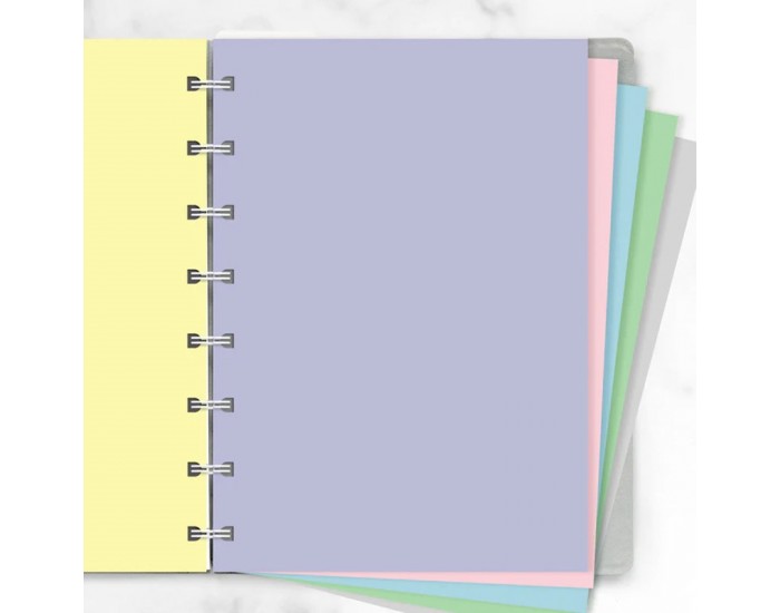 Filofax Пълнител за тефтер Pastel, A5, цветен