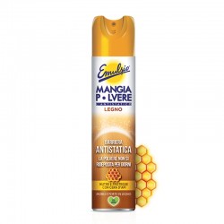 Emulsio Препарат за почистване на мебели Mangia Polvere, с пчелен восък, 300 ml - Баня