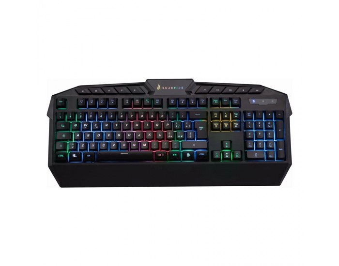 SureFire Клавиатура Kingpin, с кабел, геймърска, RGB