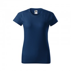Malfini Дамска тениска Basic 134, размер XS, тъмносиня - Декорации
