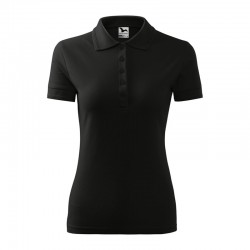 Malfini Дамска тениска Polo 210, размер ХХХL, черна - Декорации