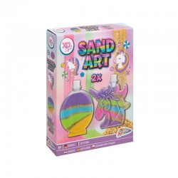 Grafix Комплект за пясъчно изкуство, с 6 цвята пясък, асорти - Grafix