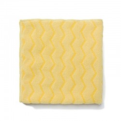Rubbermaid Кърпа Economy, микрофибърна, 30 х 30 cm, жълта, 24 броя - RUBBERMAID
