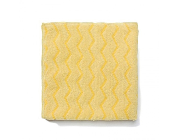 Rubbermaid Кърпа Economy, микрофибърна, 30 х 30 cm, жълта, 24 броя