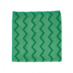 Rubbermaid Кърпа Economy, микрофибърна, 30 х 30 cm, зелена, 24 броя - RUBBERMAID