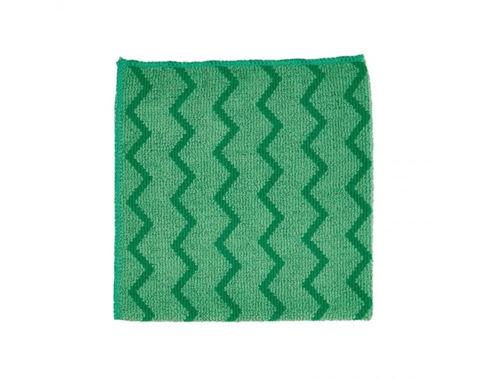 Rubbermaid Кърпа Economy, микрофибърна, 30 х 30 cm, зелена, 24 броя