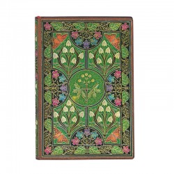 Paperblanks Тефтер Poetry in Bloom, 95 х 140 mm, широки редове, мека корица, 88 листа - Paperblanks