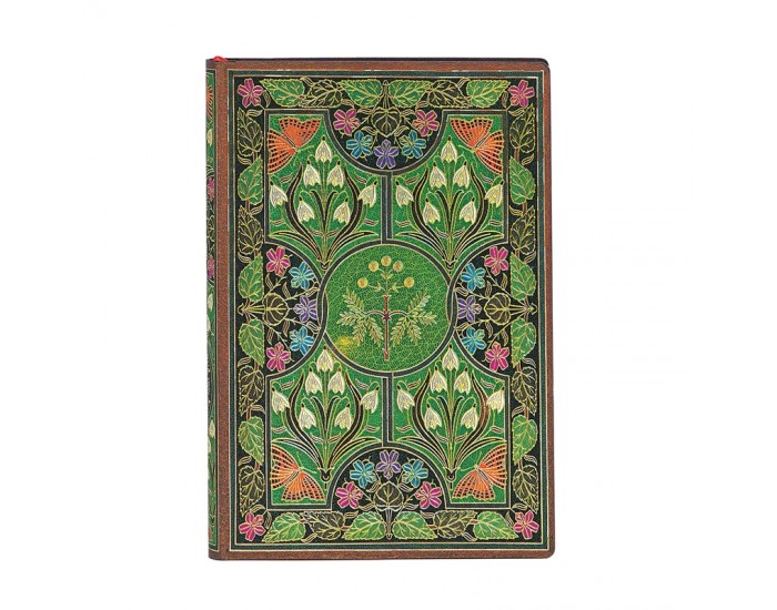 Paperblanks Тефтер Poetry in Bloom, 95 х 140 mm, широки редове, мека корица, 88 листа
