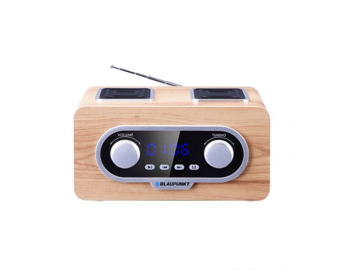 Blaupunkt Радио касетофон PP5.2CR, FM/SD/USB/AUX, с часовник и аларма