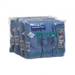WypAll Микрофибърна кърпа 8395, 40 х 40 cm, синя, 6 броя - Продукти за баня и WC